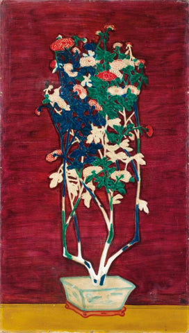 Sanyu’s Potted Chrysanthemums - Large Art Prints by Sanyu