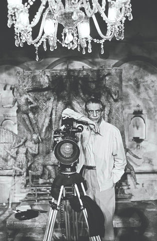 Satyajit Ray On Location For Ganashtaru in 1989 - Bengali Movie Collection by Bethany Morrison