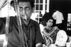 Satyajit Ray On Location With Madhabi Mukherjee - Framed Prints