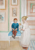 Say, Are You Afraid Of Me (Gunlög) - Carl Larsson - Water Colour Painting - Canvas Prints