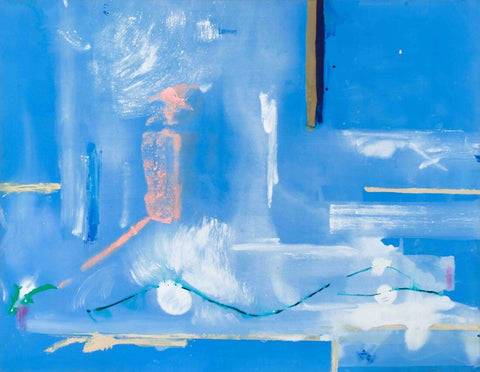 Scarlatti - Helen Frankenthaler - Abstract Expressionism Painting by Helen Frankenthaler