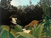 Scouts Attacked By A Tiger - Henri Rousseau Painting - Life Size Posters