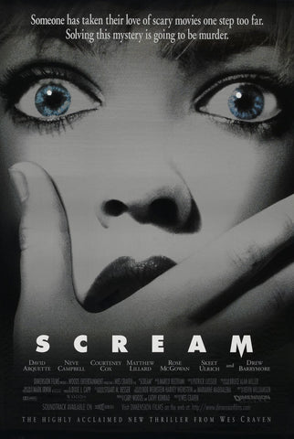 Scream 1996 - Hollywood English Horror Movie Poster by Hollywood Movie