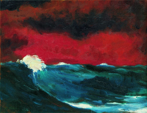 Stormy Sea (Stürmische See) by Emil Nolde