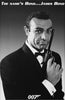 Sean Connery  - James Bond 007 -  Hollywood Action Hero Poster - Canvas Prints