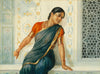 Seated Lady - M V Dhurandhar - Indian Masters Artwork - Large Art Prints