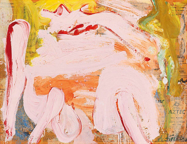 Seated Woman - Willem de Kooning - Abstract Expressionist  Painting - Posters