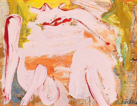 Seated Woman - Willem de Kooning - Abstract Expressionist  Painting - Life Size Posters