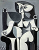 Seated Woman (Femme assise) Jacqueline, 1962 – Pablo Picasso Painting - Canvas Prints
