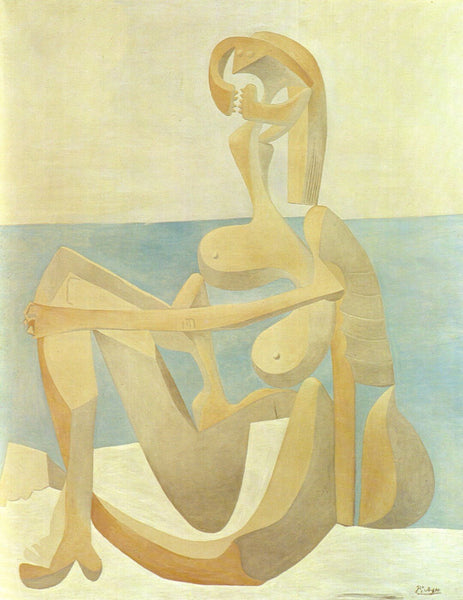 Pablo Picasso - Baigneuse Assise - Seated Bather - Posters