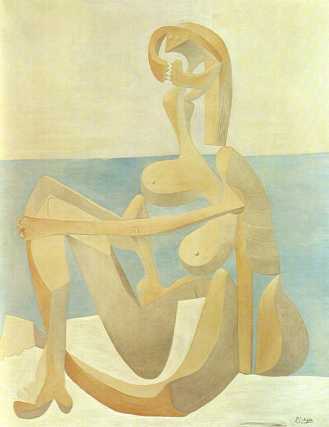 Pablo Picasso - Baigneuse Assise - Seated Bather - Art Prints