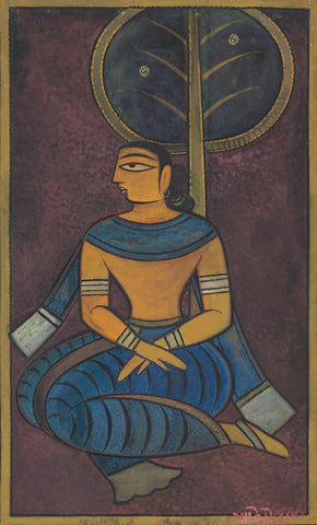 Seated Bengali Woman - Jamini Roy - Posters