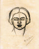 Self-Portrait - Amrita Sher-Gil - Sketch - Posters