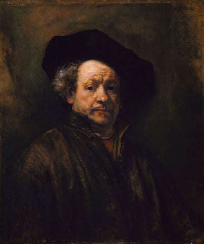 Self-Portrait 1660 - Rembrandt van Rijn by Rembrandt