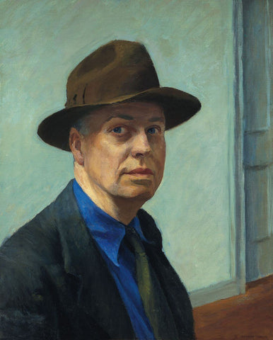 Self-Portrait - Edward Hopper - Canvas Prints