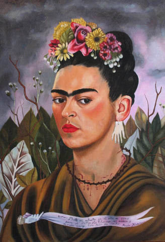 Self-Portrait Dedicated to Dr. Eloesser by Frida Kahlo