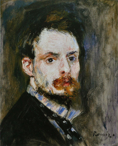 Self-portrait by Pierre-Auguste Renoir