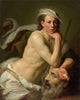 Self-portrait As David with the head of Goliath- Johann Zoffany - Posters