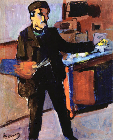 Self-portrait In Studio - Life Size Posters by André Derain