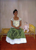 Self Portrait on Bed - Frida Kahlo - Framed Prints