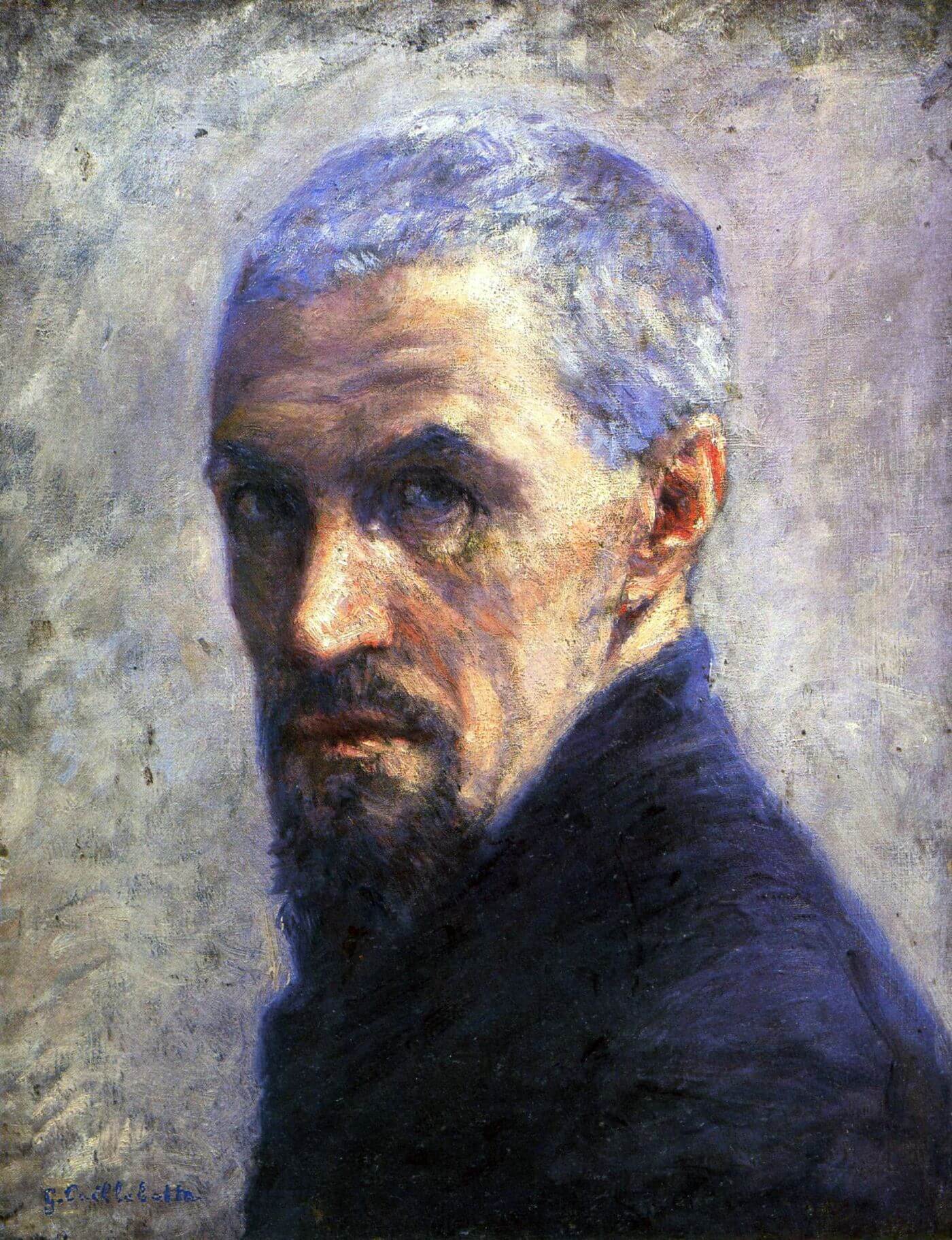 Self Portrait - Gustave Caillebotte - Impressionist Painting - Art