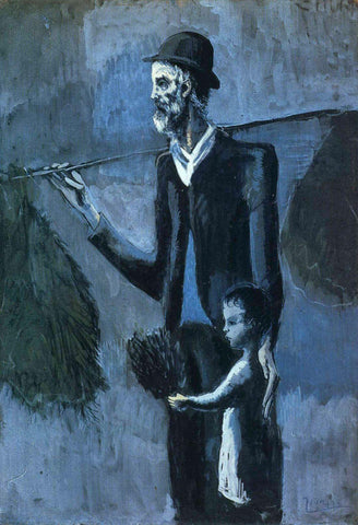 Seller of gul (Vendeur de gul) – Pablo Picasso Painting by Pablo Picasso