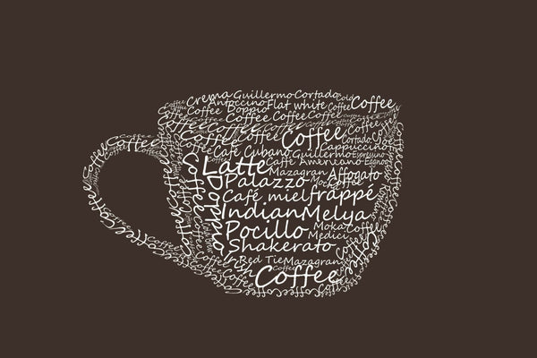 Semiotic Coffee Art - Sienna - Canvas Prints