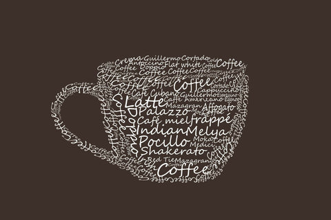 Semiotic Coffee Art - Sienna - Art Prints