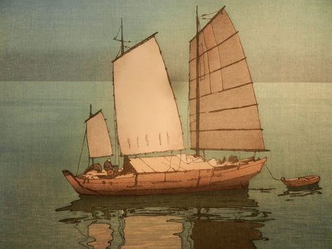 Sending Boats - Large Art Prints by Hiroshi Yoshida