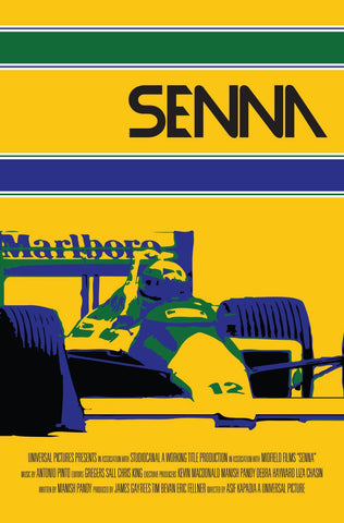 Senna Minimalist Poster - Large Art Prints