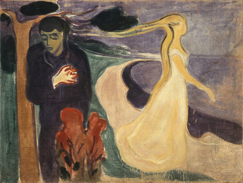 Separation, 1896 - Edvard Munch by Edvard Munch
