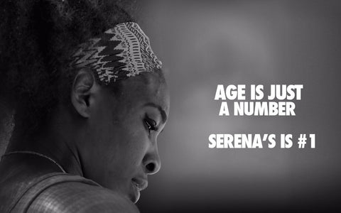 Spirit Of Sports - Motivation - Age Is Just A Number - Serena Williams by Christopher Noel