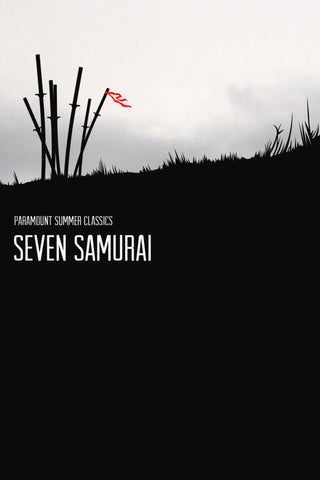 Seven Samurai - Akira Kurosawa Japanese Cinema Masterpiece - Movie Art Graphic Poster - Art Prints by Kentura
