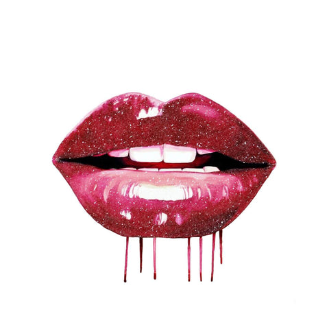 Sexy Lips Pop Art Painting by Tallenge Store