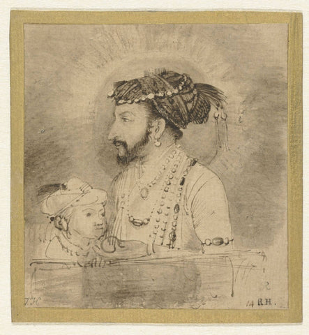 Shah Jahan and His Son 1656 - Rembrandt van Rijn by Rembrandt