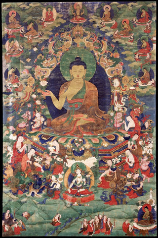 Shakyamuni Buddha - Canvas Prints by Anzai
