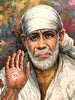 Shirdhi Sai Baba - Spiritual Art Painting - Posters