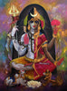 Shiva As Ardhanarishwara Painting - Framed Prints