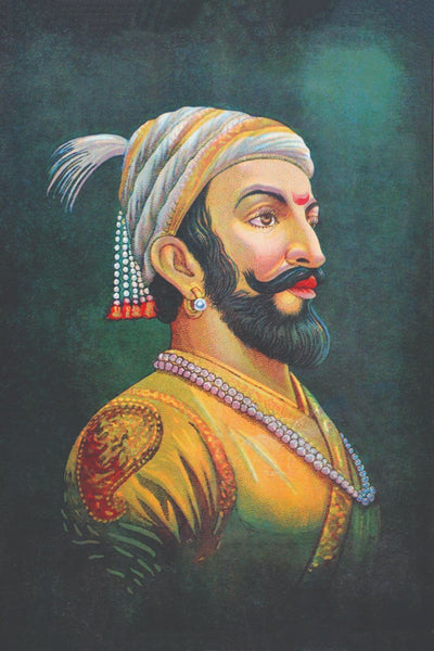 Shivaji - Raja Ravi Varma - Canvas Prints