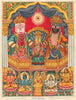 Shri Shri Jagannatha (Krishna as the Lord of the World) - c1890 -  Vintage Indian Bengal Art Painting - Large Art Prints