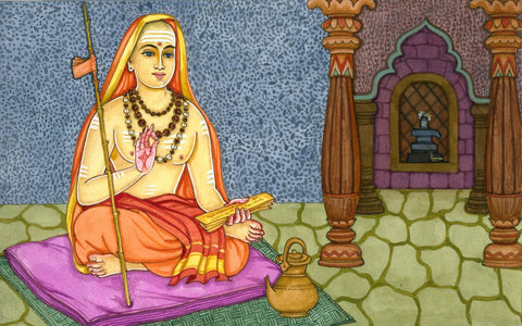 Shrimad Guru Adi Shankaracharya - Canvas Prints