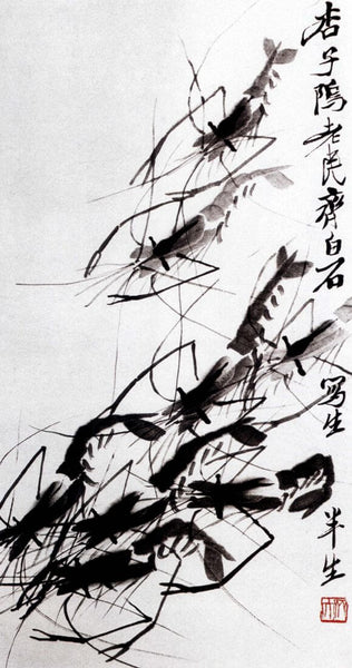 Shrimps - Qi Baishi - Posters