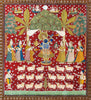 Shrinathji Govinda With Gopis and Cows -  Pichwai Painting - Framed Prints