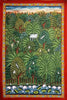 Shrinathji Ki Haveli -  Pichwai Painting - Framed Prints