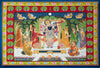 Shrinathji Sharad Poornima (Pichwai Nathdwara) - Kirshna Art Painting - Framed Prints