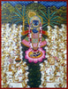 Shrinathji With Cows -  Krishna Pichwai Painting - Framed Prints