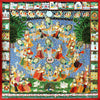 Shrinathji With Gopis Raas Leela - Pichwai Painting - Canvas Prints