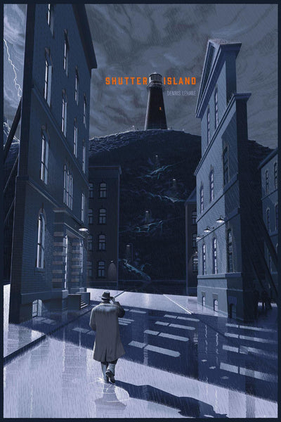 Shutter Island - Leonardo Di Caprio - Martin Scorsese Hollywood English Movie Poster - Framed Prints
