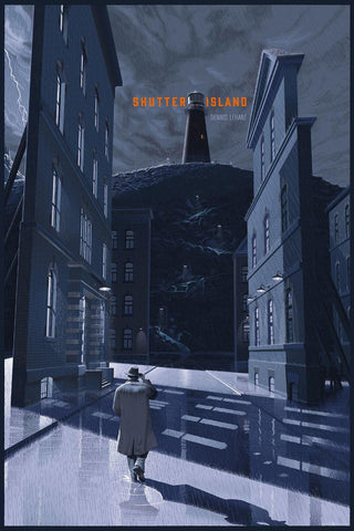 Shutter Island - Leonardo Di Caprio - Martin Scorsese Hollywood English Movie Poster - Framed Prints by Martin