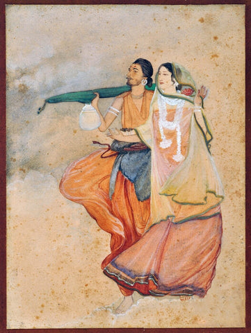 Sidhhas - Canvas Prints by Abanindra Nath Tagore